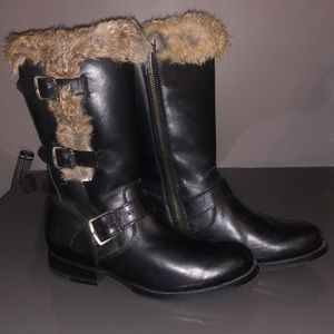 Frye Gemma Short Shearling boots